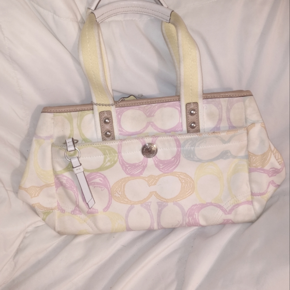 Authentic pastel COACH PURSE